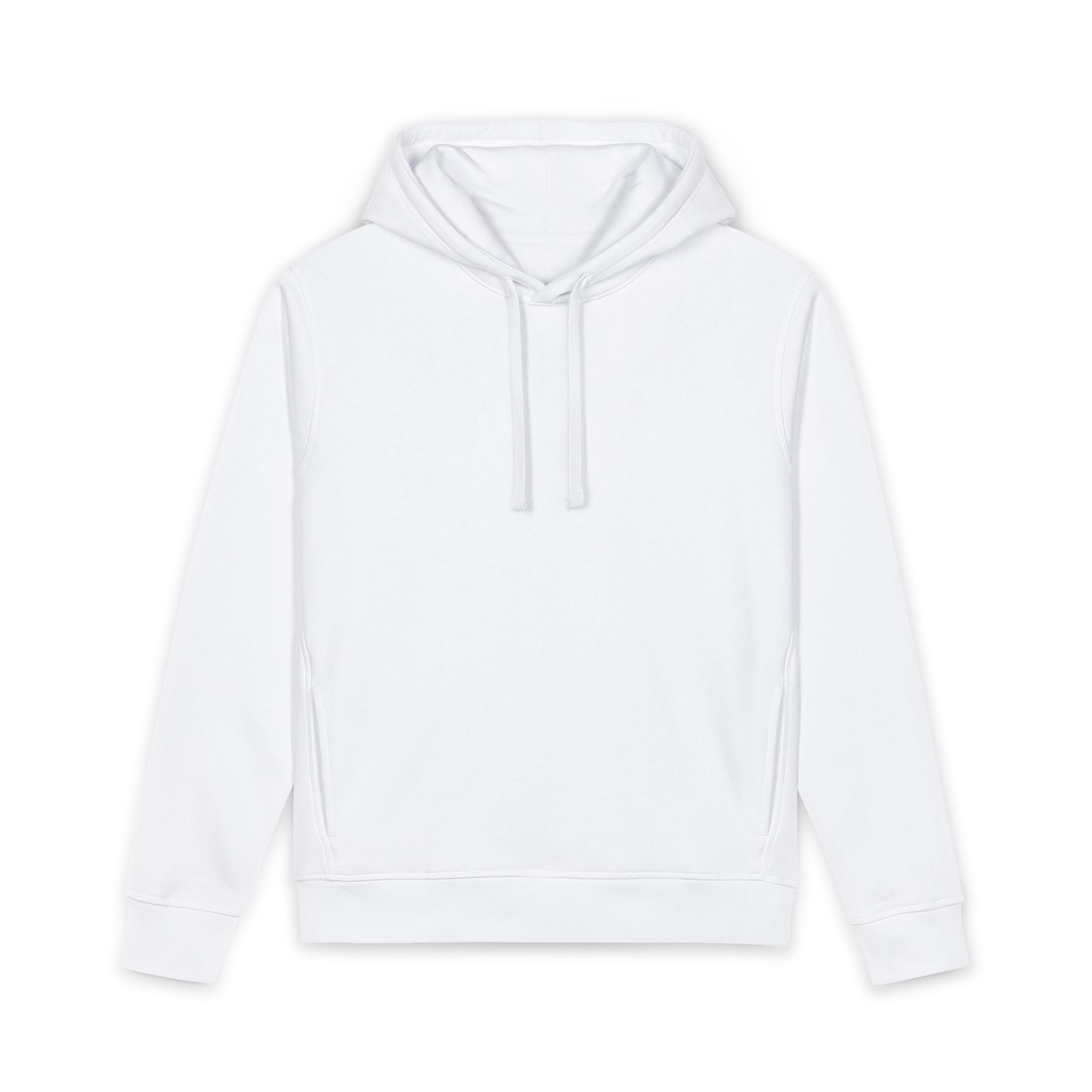Christian Cross Hoodie — "Faith Flows" Graphic Organic Side-Pocket Sweatshirt
